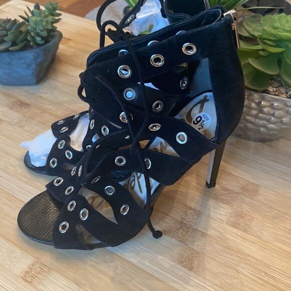 Suede leather Sam Edelman Heels 9 1/2 - Picture 2 of 8